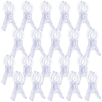 20pcs Balloon Arch Clips Transparent Large Plastic Backdrop Clips Spring Clamps 3.54inch Heavy Duty Clamps For Balloon Arch Crafts Backdrop Woodworking Photography Studios