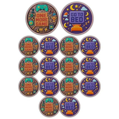 16Pcs Gamer Decision Maker Coin - Ultimate Gamer Gift for Men, Fun Stress Relieving Gaming Accessory for Boyfriend, Husband, Gamers, Ideal Novelty Gift for Birthday, Christmas, Valentine's Day