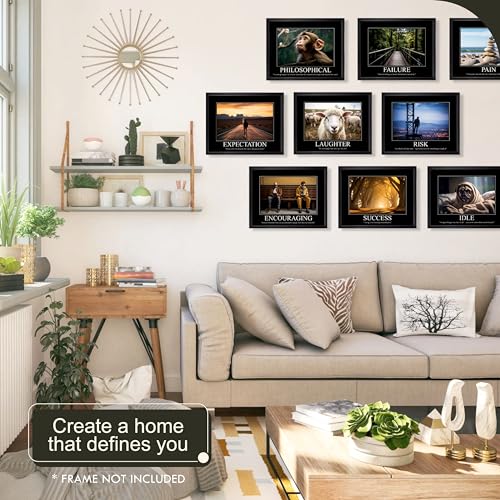 97 Decor Funny Demotivational Poster for Office - Sarcastic Motivational Wall Art Print, Ironic Inspirational Posters, Snarky Quotes Picture Demotivational Gifts for Colleagues (10x8 UNFRAMED)