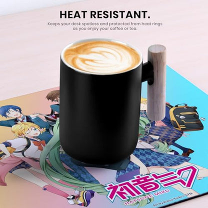 Head Case Designs Officially Licensed Hatsune Miku High School Graphics 9.84 x 11.81 x 0.12 inches (250 x 300 mm) - S Gaming Office Desk PC Keyboard Mouse Mat Pad - color: High School, size: 9.84 x 11.81 x 0.12 inches (250 x 300 mm) - S