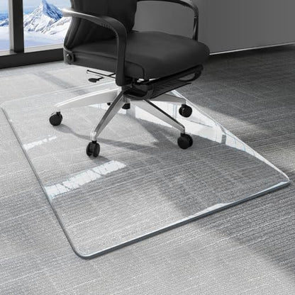 48" x 36" Office Chair Mat for Carpet Heavy Duty Hard Clear Desk Chair Mat Protection Floor Mats Can be Used on Carpet or Hard Floor - size: 36'' x 48'' Rectangle