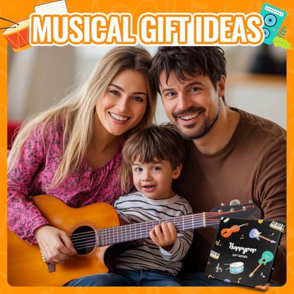 HAPPYPOP Music Gifts for Music Lovers - Guitar Saxophone Violin Socks for Musicians Players - color: Bass Super Power