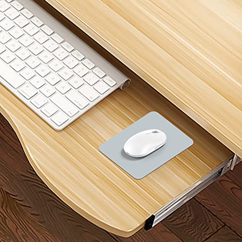 Small Mouse Pads, Set of 2, 5x6 & 5.7x7.5 Inch, Portable, Waterproof, Non-Slip Rubber Base, Fits Wireless Mouse, Laptop, Gray - color: Gray, size: 5.7x7.5 and 5x6 inches (set of 2)