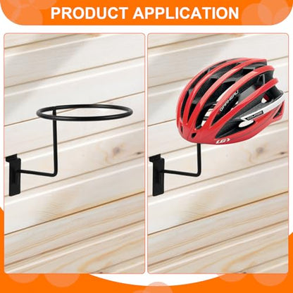 Polmart Slatwall Hat/Ball Displays, Black (Hat Displays, 6-Pack) - style: Hat / Ball
