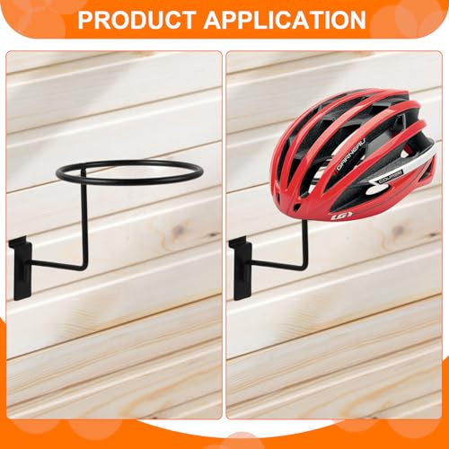 Polmart Slatwall Hat/Ball Displays, Black (Hat Displays, 6-Pack) - style: Hat / Ball