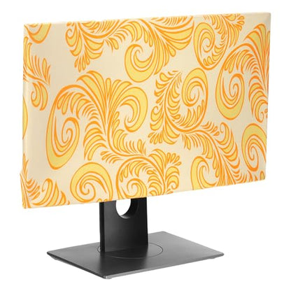 PATIKIL Monitor Dust Cover Anti-Static Dustproof Protective Cover Computer Screen Sleeve for 24 Inch Computer Monitors PC Desktop TV LCD LED HD Panel Case, Yellow - size: 24 Inch