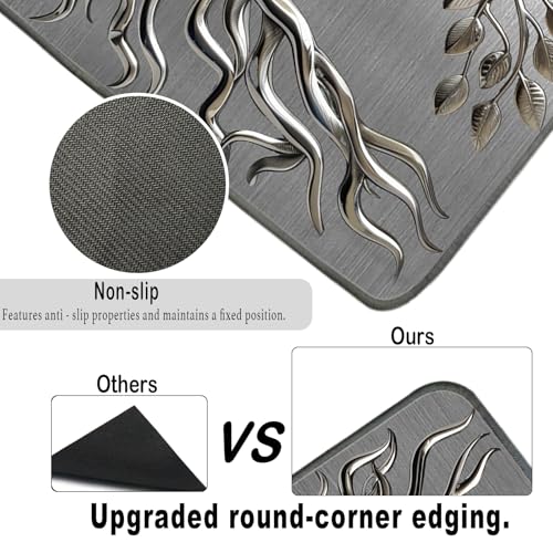 Nuxovilar Metallic Tree of Life with Berries Dryer Cover for the Top, Non-slip Washer & Dryer Protector, 23.62"x19.68" Dust-proof Washing Machine Mat, Diatom Mud Polyester Top Pad for Laundry Room - color: YTT23701
