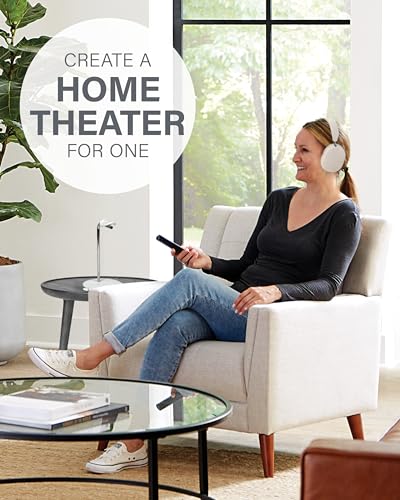 Sanus Sonos Ace Headphones Stand - Premium Stand w/Silicone Cradle Prevents Creasing & Built-in Cable Management w/Magnetic Clip for Fast Charging - Tool-Free Setup - White Sonos Headphones Holder - color: White