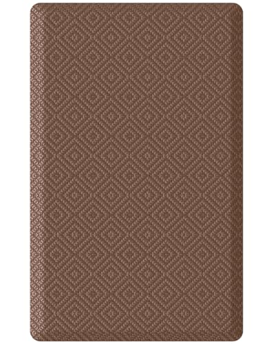 Ophanie Kitchen Mats for Floor, 1/2 Inch Thick, 20x32 Anti Fatigue Cushioned Mat with 99+ Pairs of Anti-Slip Bottom Ridges,Kitchen Rugs,Waterproof,Comfort Ergonomic Standing Mat for Office,Home,Sink - color: Brown, size: 20"L x 32"W x 0.5"Th