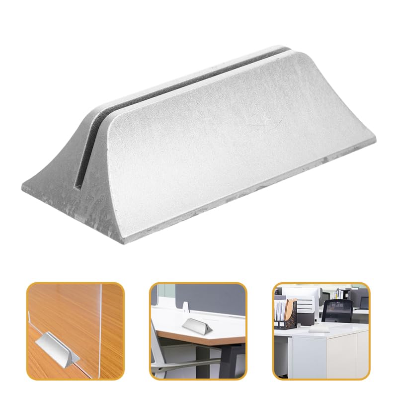 Adjustable Desk Divider Bracket Clip 10-Pack Desktop Privacy Panel Clamp for Office Desk Partition Support Stable Screen Holder 5.5X2.6X2.0In