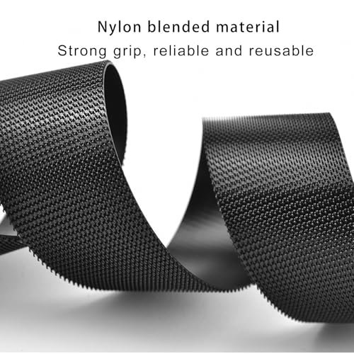 60ft x 1/2 Inch Hook and Loop Straps Double Sided Roll, Fastening Reusable Cable Ties Self Gripping, Adjustable Cord Straps Cable Management Tape for Home, Office, Wire Bundling