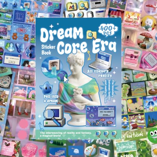 400+ Pcs Kawaii Japanese Stickers | Scrapbooking Supplies, Junk Journal Kit, Journaling & Planner Stickers, Scrapbook Embellishments, Aesthetic Craft Supplies for Card Making, Vision Board - color: Blue Dream Core