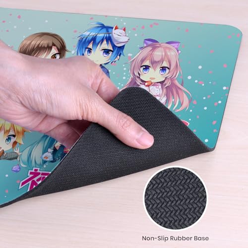 Head Case Designs Officially Licensed Hatsune Miku Characters Graphics 9.84 x 11.81 x 0.12 inches (250 x 300 mm) - S Gaming Office Desk PC Keyboard Mouse Mat Pad - color: Characters, size: 9.84 x 11.81 x 0.12 inches (250 x 300 mm) - S