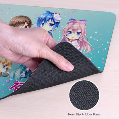 Head Case Designs Officially Licensed Hatsune Miku Characters Graphics 9.84 x 11.81 x 0.12 inches (250 x 300 mm) - S Gaming Office Desk PC Keyboard Mouse Mat Pad - color: Characters, size: 9.84 x 11.81 x 0.12 inches (250 x 300 mm) - S