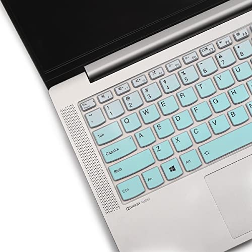 Keyboard Cover for Lenovo IdeaPad Flex 5 5i 14" 2-in-1, Ideapad 5 5i 14", Ideapad Pro 5/Pro 5i 14", Lenovo Yoga 5i 7i 14, Lenovo Slim 7 9 14", IdeaPad Slim 5 5i 7 7i 14", ThinkBook 14 14s G2 G3 - color: MintGreen