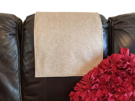 Bittlemen Co. Headrest Cover for Recliners, Furniture Protectors, Solid Color Sofa Cover Slipcover for Sofas, Loveseats, Theater Chairs, RV's, Office Chair, 17x27