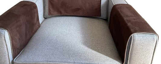 Armrest Covers Slipcovers Furniture Protectors Home Decor Sofas loveseats Theater Chairs Office Chairs recliners RV's Housewarming Gifts by: Bittlemen. Co. (Micro Fiber Brown armre - color: Micro Fiber Brown Armrest
