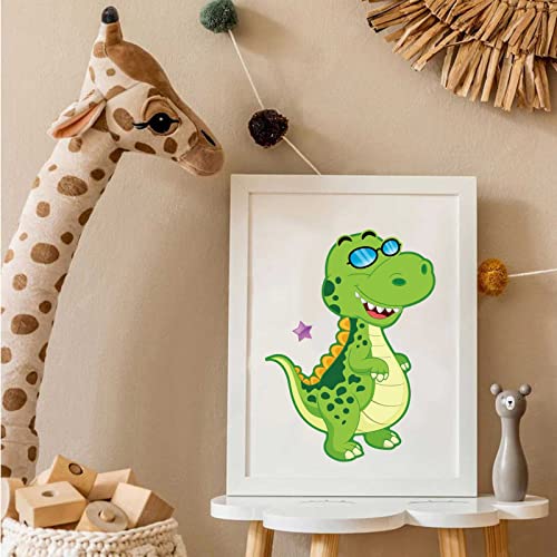 27 Sheet Dinosaur Stickers Make Your Own Dino Stickers for Kids 3+, Make-a-face Sticker Boys Girls Dinosaur Birthday Party Decorations, DIY Craft Birthday Party Favor Supplies - style: Dinosaur face Stickers