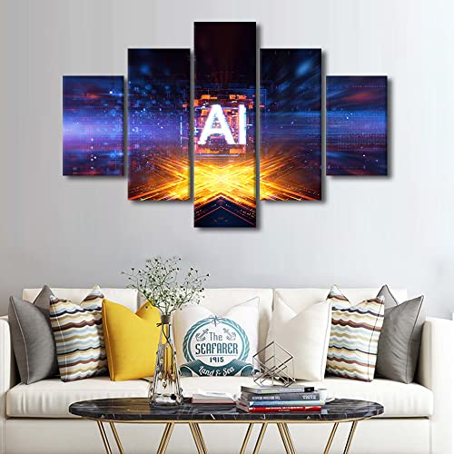 Wall Decor Living Room C Storage Service Canvas Prints AI Wall Art Decor Electronic Device Art Work for Home Walls Framed Art Wall Decor Canvas Wall Art Canvas Wall Art Ready to Hang, 60"x40" - color: Artwork-01, size: 60"L x 40"W
