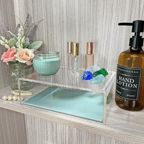 Plymor Clear Acrylic Rectangular Display Riser, 3" H x 9" W x 6" D (1/4" thick) - size: 3" x 9" x 6"