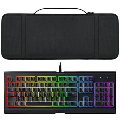 co2CREA Hard Case Replacement for Razer Cynosa Chroma/Cynosa V2 / Ornata V2 / Blackwidow V3 Pro/Blackwidow V3 / Huntsman Elite/Huntsman V2 Analog Gaming Keyboard - size: for Full Size Keyboard