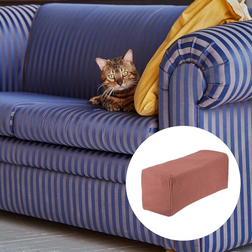 uxcell 2pcs Stretch Armrest Covers for Chairs/Sofas, Couch Arm Covers with Twist Pin, Furniture Protector Slipcovers Red - color: Red
