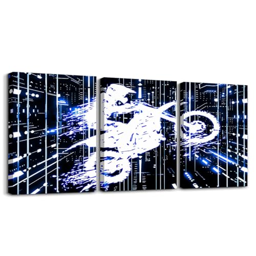 Feelyou Kids Dirt Bike Picture Wall Decor Racing Motocross Rider Wall Painting Posters Boys Girls Motorcycle Canvas Wall Art for Living Room Bedroom Extreme Sports Bathroom Wall Art 12"x16"x 3Pcs - color: Multi A03