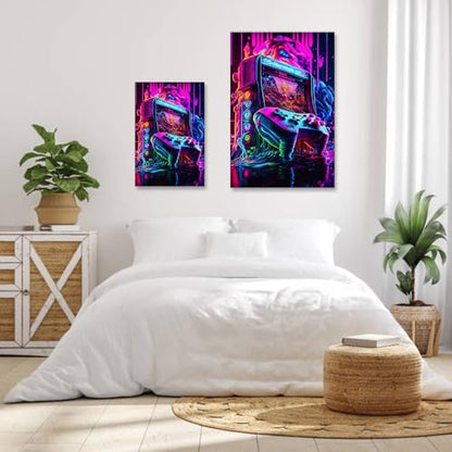 1PC Cool Gaming Poster Wall Art Wall Art for Living Room & Bedroom, 20 * 30cm/8 * 12inches Unframed