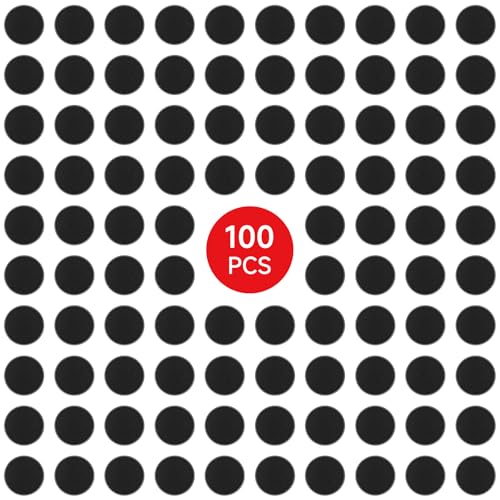 SIXPOINTS 100 Pieces Acrylic Miniature Bases,40mm/1.57 inch Round Model Bases 4mm/0.16inch Thick Circular Figure Display Stands Compatible with Gaming Miniatures or Wargames Role Playing Board Game Figure Toy (100PCS-40mm-black round) - color: 100PCS-40mm