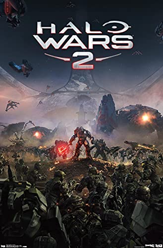 Trends International Halo: Halo Wars 2 - Key Art Wall Poster, 14.725" x 22.375", Premium Unframed Version - color: Premium Unframed Version, size: 22.4"L x 14.7"W