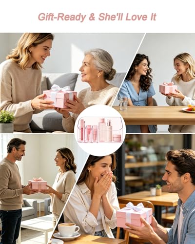 Makeup Tray Holder Organizer Cosmetic Display Case Tabletop Desktop Vanity Countertop Bathroom Wall Cabinet Medicine Storage Box 9 Dividers 2 Removable Women Ladies Girls Gifts Crystal Pink 1 PACK - color: Crystal Pink