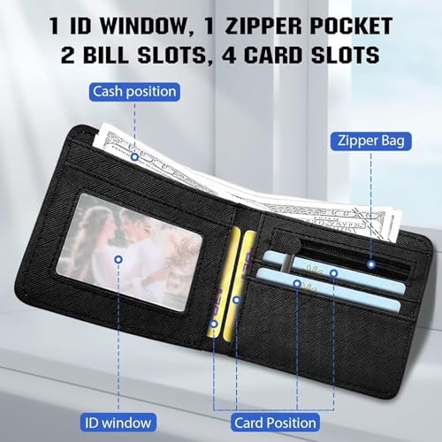 EXXBYELI Kids Wallet for Boys,Cool Boys Gaming Wallet for Kids Ages 5-7 8-12 11-15 with Credit Id Card Cash Holder Black Rfid Blocking Zipper For Teen Youth Guys Teenager Birthday Gifts Ideas - color: game-Yellow green blue purple