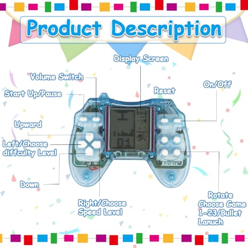 12Pcs Video Game Party Favors for Kids,Mini Game Console Keychain for Kids Boys Birthday Supplies Gaming Party Favors Classroom Prizes - style: 12 Pcs With Keychain Bell