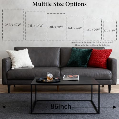 DONGLEHUA Zen Stones Bathroom Wall Art Zen Wall Decor Meditation Spa Poster Stones in Water Pictures Bamboo Prints for Yoga Room Living Room Home Decor Ready to Hang(Artwork-2,24" L x 16" W)