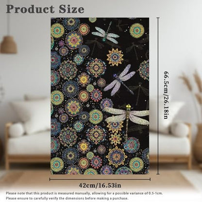 Boho Mandala Dragonfly Print Recliner Headrest Protectors, Anti-Wear Sofa Headrest Protective Cover for Furniture Slipcovers Headrest Cover for Sofa Furniture Chair Theater Seat - color: Boho Mandala Dragonfly
