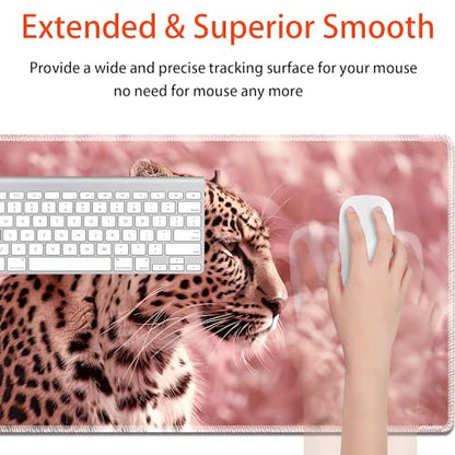 MTG Playmat, Smooth Surface Game Play Pad MTG TCG 24 x 14 inch with Storage Bag, Non-Slip Mouse Pad Card Fighting Game, Pink Panther - color: Pink Panther