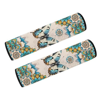 Wheelchair Armrest Pads Boho Butterfly Wheel Chair Accessories Adults 2 Pack Wheelchair Arm Pads for Office Transport Chair Pressure Relief - color: Boho Butterfly