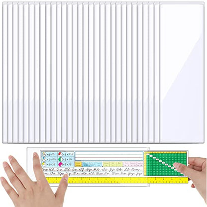 Chinco 30 Pcs Self Adhesive Pockets, Bin Labels for Storage Bins, Clear Pocket Label Sleeves, Plastic Index Card Holder with Top Open for Organizing Bins Box Drawer(3.55 x 10.8 Inches) - size: 3.55 x 10.8 Inches