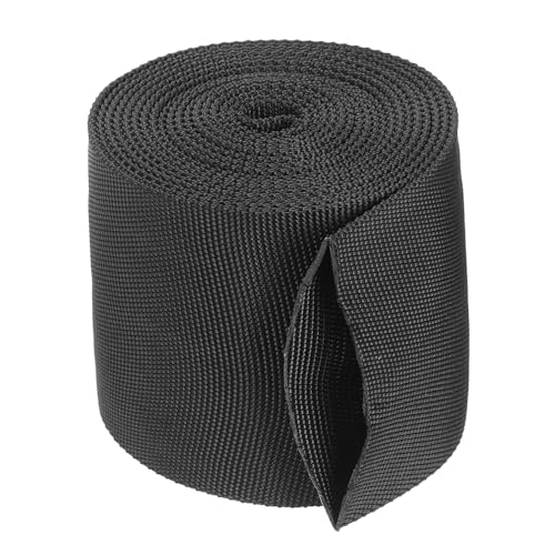 HARFINGTON Nylon Protective Hose Sleeve 2" ID 10FT Cable Cover Sheath Hydraulic Hose Protector Wrap for Welding Cord Tig Torch Hydraulic, Black - size: 2" ID 10FT