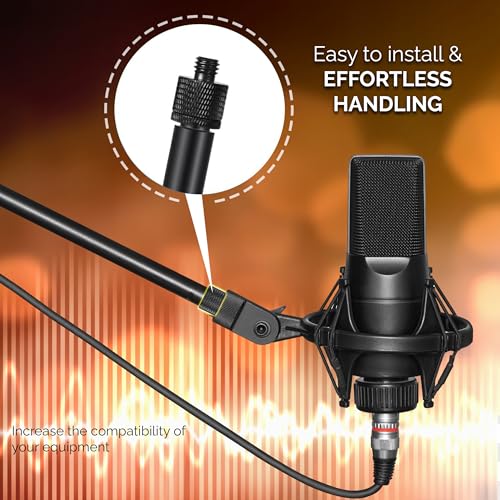 IXTECH Mic Stand Adapter Set 8 pieces Metal Microphone Stand Screw Thread Adapter 5/8 Female to 3/8 Male 3/8 Female to 5/8 Male 5/8 Female to 1/4 Male 1/4 Female to 5/8 Male Tripod Adapter ADP02A Blck - color: 9 ADAPTER