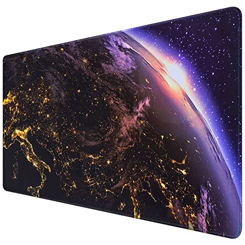 Canjoy Gaming Mouse Pad, Large Extended Mouse Pad Big Computer Mousepad for Home Office Gaming Work 31.5x15.7inch - color: Light City