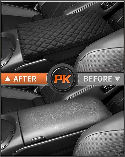 Shademax Toyota Crown Center Console Cover, Armrest Cover Cushion Pad for Toyota Crown Signia 2023 2024 2025 2026 Accessories PU Leather Middle Consle Lid Armrest Seat Box Cover Protector Anti-Scratch - size: for 2023-2026 Toyota Crown