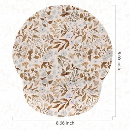 RICHEN Ergonomic Mouse Pad with Wrist Support,Non-Slip Rubber Base for Computer Laptop & Mac,Lightweight Rest for Home,Office & Travel (Sicilian Flowers) - color: Sicilian Flowers