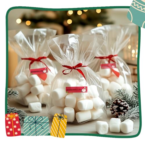 NIIMBOT Christmas Labels for D110/D11/D101 Label Maker,14 x 50 mm (0.55'' x 1.97''), Thermal Label Tape for Christmas Home Office Labeling, Meowy Xmas Pattern - color: 14mmx50mm-meowy Xmas