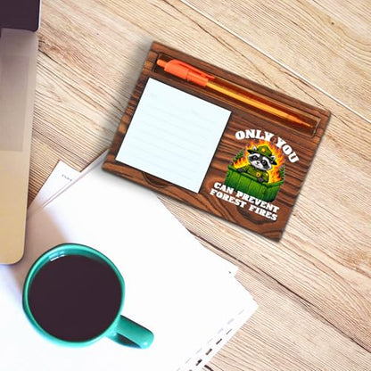 Funny Desk Gift for Boss Manager, Sticky Note Holder Office Organizer, Coworker Team Appreciation Memo Pad Holder for Work Desk STYW8 - style: Desk Gift for Boss Manager