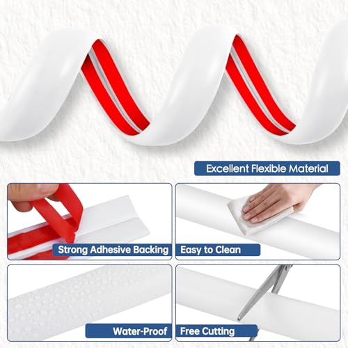 Floor Cord Cover for Wires on Floor Self Adhesive Cord Hider Floor Cable Management Wire Covers for Cords Protector Prevent Cable Trips Cord Cavity W 0.32" x H 0.32", White, 10Ft - color: White, size: 0.78 In x 10 Ft