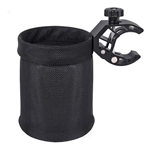 UNIGT Motorcycle ATV Cup Holder with 0.6"-1.75" Alligator Clamp, 32oz | Bike Water Bottle Holder Accessories for Motorcycle, Wheelchair, UTV, Scooter, Boat, Golf, Tractor, Walker