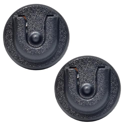 UAYESOK 2PCS Universal Ham CB Radio Microphone Hanger, Mobile Radio Speaker Mic Mount Holder Hang Up Clip with Adhesive Back - style: 2 Packs
