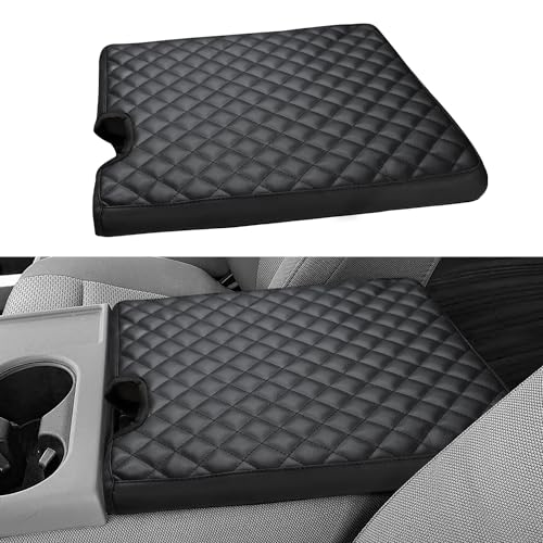 INTGET Car Center Console Armrest Cover for 2025 Ford F150 Accessories 2015-2023 2024/for F250 F350 F450 F550 2017-2024 40/20/40 Jump Seat Console Lid Seat Cover (Cushion, 2015-2026 Jump Seat) - color: Cushion, size: 2015-2026 Jump Seat