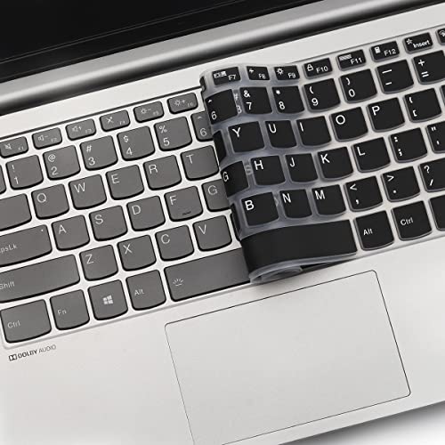 Keyboard Cover for Lenovo Yoga 5i 7i 14" 2-in-1, Lenovo Flex 5 14", Ideapad 5/5i 14", Lenovo Slim 7 9 14", IdeaPad Flex 5 5i 14, Ideapad Pro 5/Pro 5i 14, IdeaPad Slim Pro 5i 7i, ThinkBook 14 G2 G3 - color: BLACK